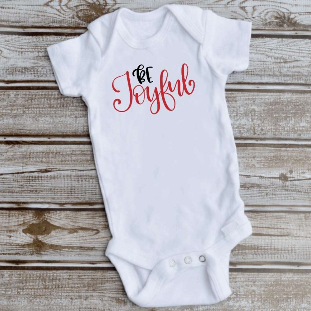 Be Joyful Christmas bodysuit